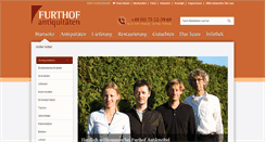 Desktop Screenshot of furthof-antikmoebel.de